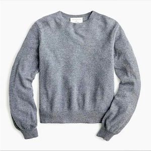 J. Crew Gray Crew Neck Sweater